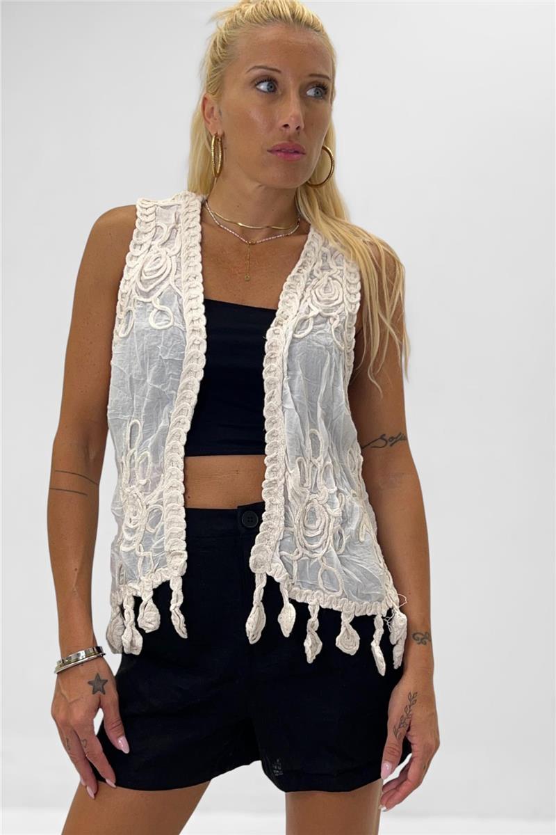 gilet senza chiusura luna